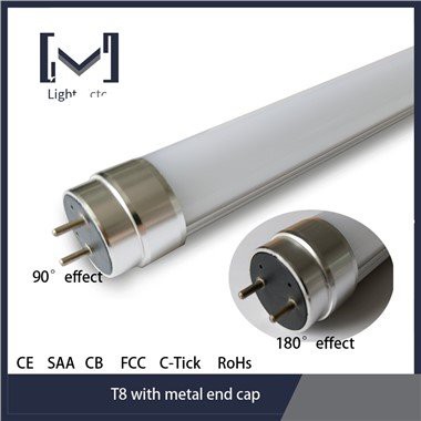 Metalna završna kapa T8 LED cijevno svjetlo